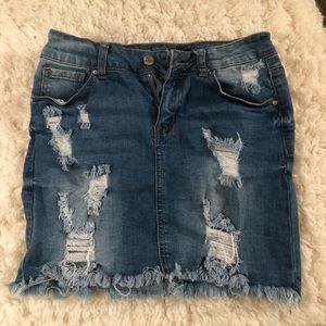 Jean skirt